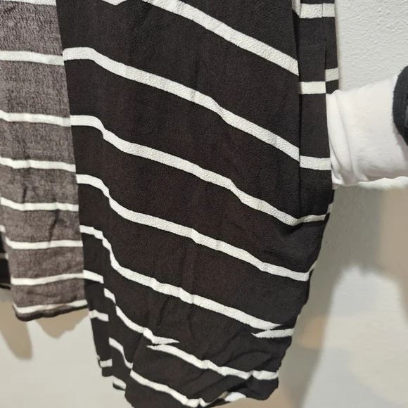 Madewell Shirt Dress Small Courier Break Stripe Black White Pockets Button Down - Picture 7 of 7